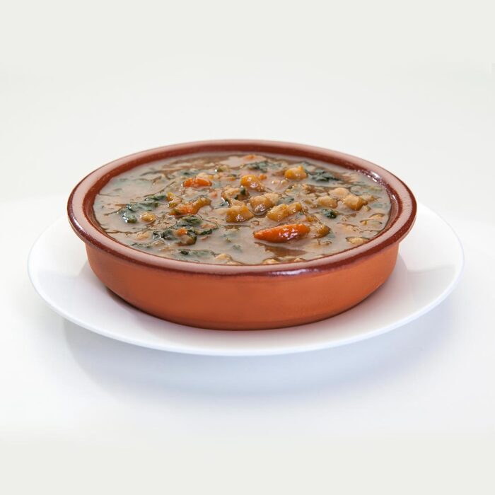 Garbanzos con espinacas